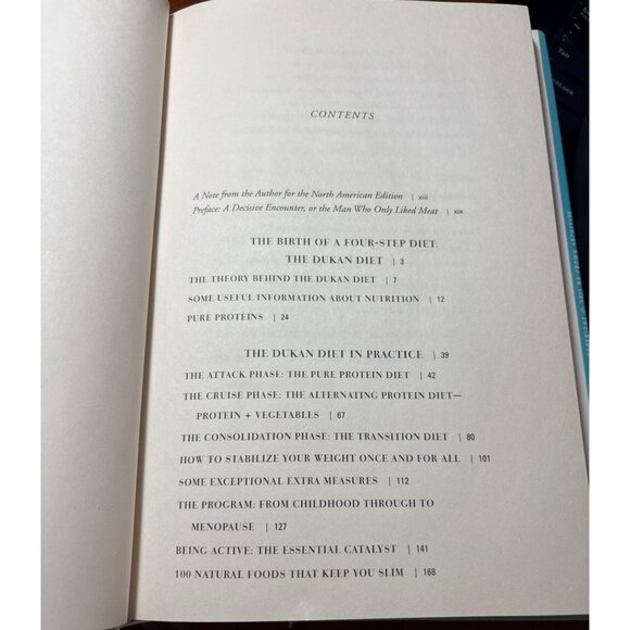 The Dukan Diet Book By Dr. Pierre Dukan New Hardcover Jacket - Picture 5 of 7